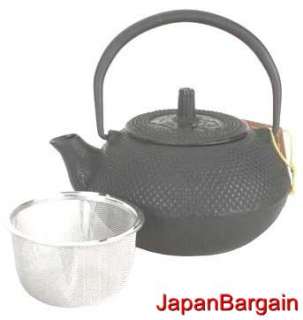 Japanese Tetsubin Cast Iron Teapot 15oz Black TB1 05  