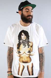 Crooks and Castles The Baby Girl Tee in White  Karmaloop   Global 