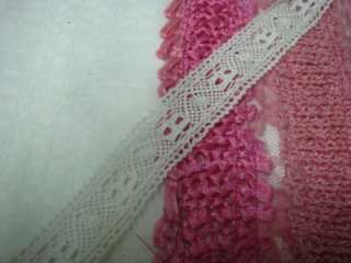 off white cotton crochet delicate lace trim 7/8W.  