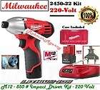     M12 REDLITHIUM™ 220 Volt 1/4 Impact Driver Kit   2450 22   New