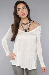 LA Boutique The Rae Sweater in Pure White  Karmaloop   Global 