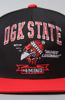 DGK The DGK State Of Mind Snapback Hat in Red and black  Karmaloop 