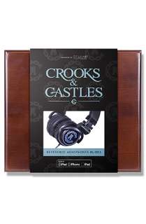 Bigr Audio The Crooks and Castle Collab Headphone in Black  Karmaloop 