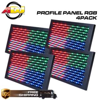 AMERICAN DJ PROFILE PANEL RGB LED LIGHTING PANEL 4 PACK 640282001359 