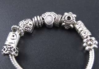Wholesale 100x Tibetan Silver Mix Lovely Spacer Charm Beads Fit 