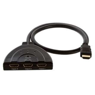 Port HDMI Switch Swither Selector Splitter Pigtail Switch 3X1 HDTV 