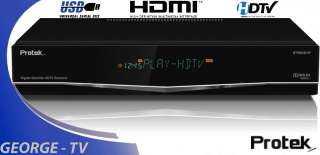 HDTV Satreceiver Protek 9750 HD IP PVR LAN HDTV 4022568470398  