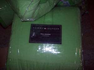 Tommy Hilfiger Cotton Classics Key Lime F/Q Comforter  