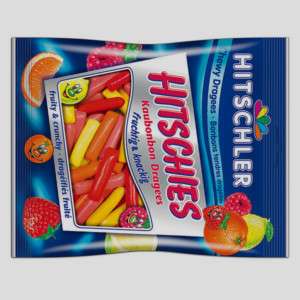 12 Beutel a 125g Hitschies Kaubonbon Dragees Hitschler (1kg=13,27€)