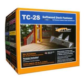 Tiger Claw TC 2S Hidden Deck Fasteners (90 Pack) F 4387 2SRB at The 