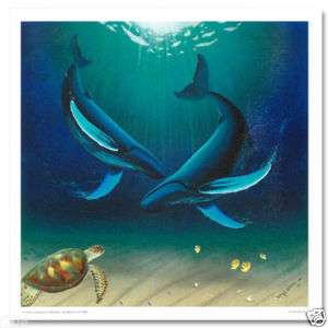 Wyland In the Company of Whales Ltd Ed Giclee on Canvas  