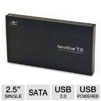 Vantec NexStar TX NST 210S2 BK Hard Drive Enclosure   2.5 SATA to USB 
