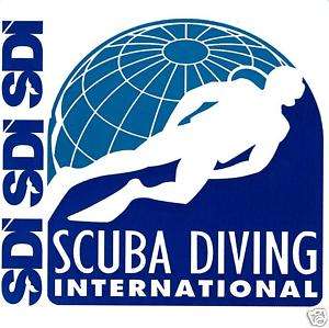 Scuba Diving SDI Logo Stickers (Pack of 10)  
