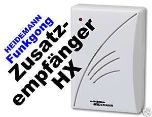 Heidemann Funkklingel Funkgong Funk EMPFÄNGER HX Pocket 70383 