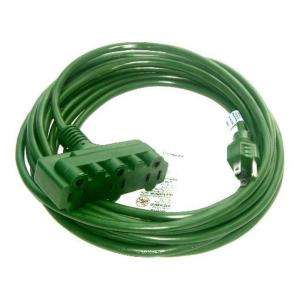 Home Accents Holiday 15 Ft.16/3 SJTW Green Tri Tap SJTW16315GNPB at 