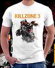 New Killzone 3 Game PS3 XBox 360 White T shirt S   XL