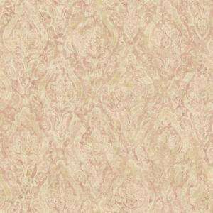 The Wallpaper Company 56 sq.ft. Pink Damask Wallpaper WC1283857 at The 