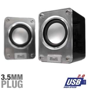 Klip Xtreme KES 210 2.0 Mini USB Speakers   3.5mm Plug, 2 Drive Unit 