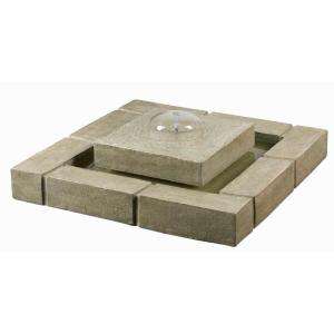 Kenroy Home Belgian Block 10 in. Floor Fountain 50184SS at The Home 