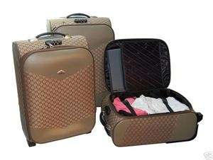 New 3 Pieces Upright Rolling Luggage Set Suitcase  