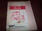 Massey Ferguson MF 30 Industrial Tractor Parts Book  