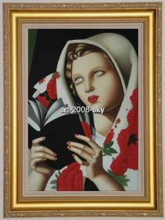 SALE OIL PAINTING REPRO OF Tamara de Lempicka SIGNED NR  