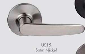 FORTIS by Schlage SANDGATE PRIVACY LEVER SATIN NICKEL  
