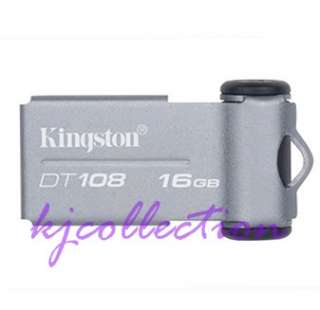 Kingston 16GB USB Flash Drive DataTraveler SILVER DT108  