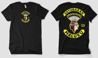SATUDARAH MC Maluku Netherland T Shirt Black Two Sides  