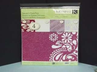   12x12 Specialty Paper Pack, Foiled and Glittered Paper KT94  