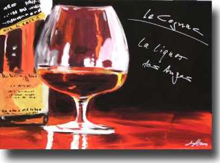 DENGLER ART Bild Cognac für Kenner Original Gemälde  