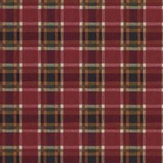 The Wallpaper Company 56 Sq.ft. Red and Green Plaid Wallpaper 