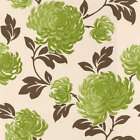Green Brown Cream   30021 Bloom   Fine Decor Wallpaper