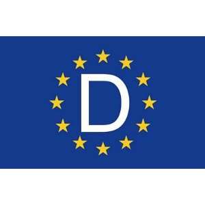 Autoaufkleber Sticker Fahne Europa D NEU Aufkleber  Sport 