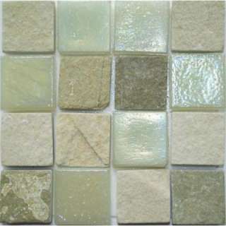 Studio E Edgewater Stone Steps 5 In. X 5 In. / 1 In. X 1 In. Glass and 