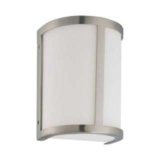   Odeon 1 Light Brushed Nickel Wall Sconce HD 3801 