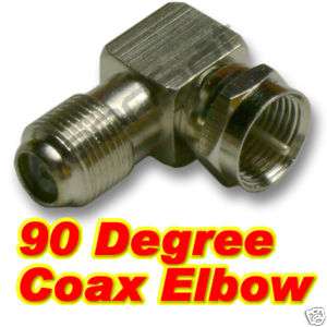 90 Degree Coax Elbow Connector / Coupler / Coaxial  