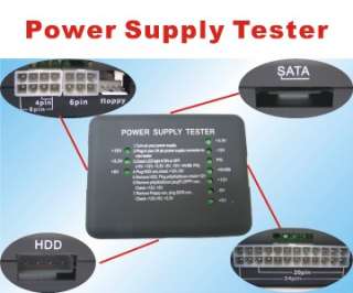   Pin PSU BTX SATA HD Hard Drive Disk Power Plug Voltage Supply Tester