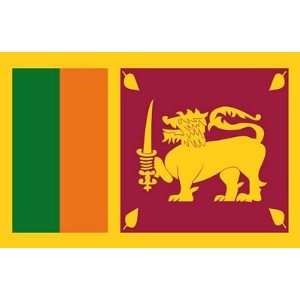 Autoaufkleber Sticker Fahne Sri Lanka NEU Aufkleber  Sport 