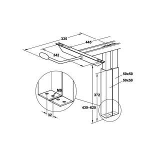 Doppelsäulen Liftgestell * 40 kg Hubkraft  