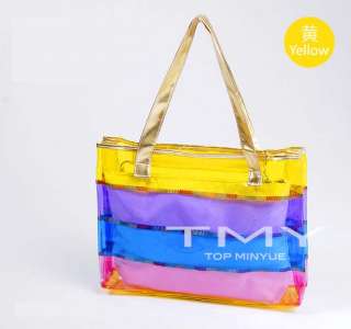 2012 Summer Must Have Colorful Transparent Jelly Shoulder Bag handbag 