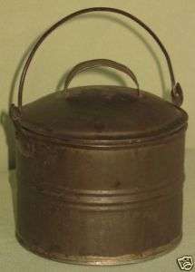 ANTIQUE COLLECTIBLE CHILDS TOY TIN PAIL CIRCA 1900  