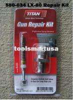 580 034 LX80 Gun Repair Kit Titan Paint Sprayer LX 80  