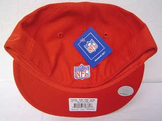 NFL Red Kansas City Chiefs Flatbill Fitted Cap Reebok  