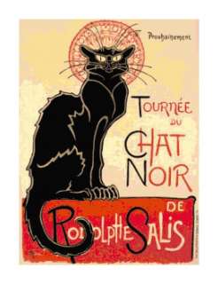 Vintage Tournee Du Chat Noir Cat Cross Stitch Pattern  
