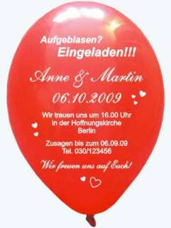 Einladungskarte auf Luftballons Einladung NEU in Brandenburg 