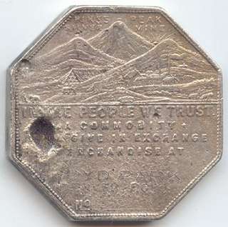 1901 Lesher Referendum Dollar,Boyd Park, Denver,Scarce  