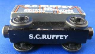   the Tank Engine Wooden Rail Set S.C. RUFFEY Rail Car w/Magnetic Hookup