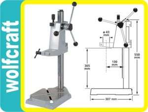 WOLFCRAFT 550mm Drill Stand / Holder With Depth Stop  