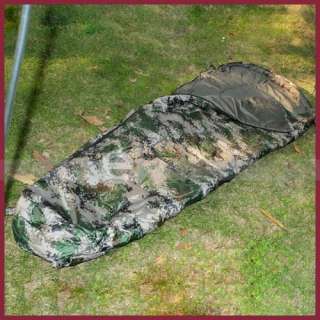  Camping Sleeping Bag 5 ~ 15 Degree Disruptive Pattern 290T Army Green